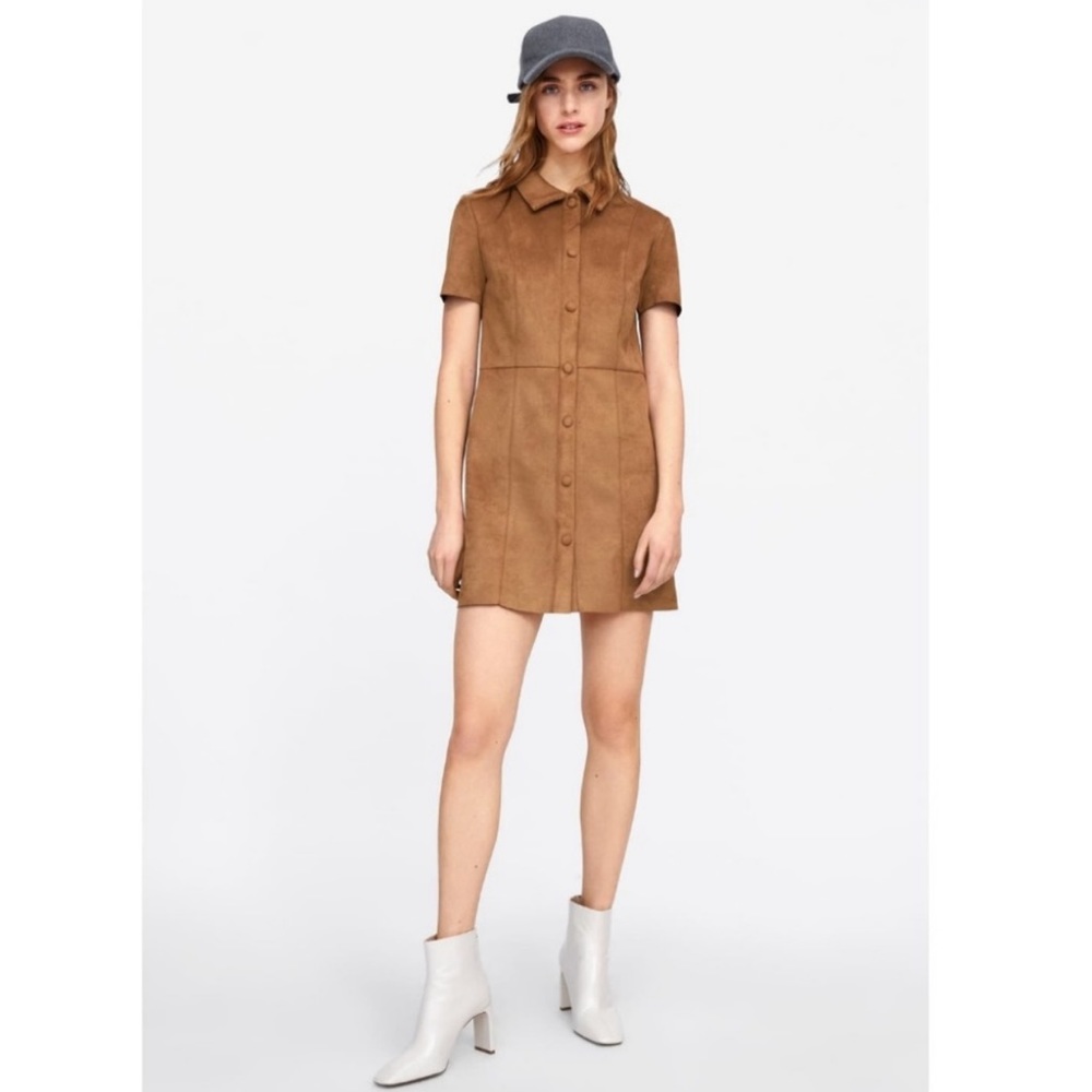 Zara Suede Mini Dress